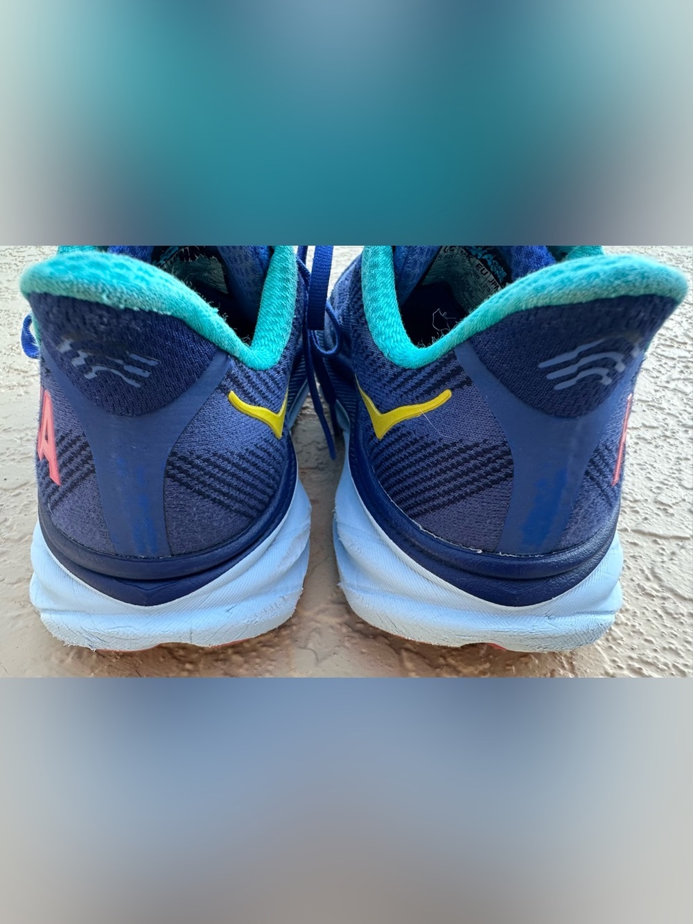 Hoka One One Clifton 9 Bellwether Blue Running Shoes Women’s Size 6.5 Clean - Picture 9 of 15
